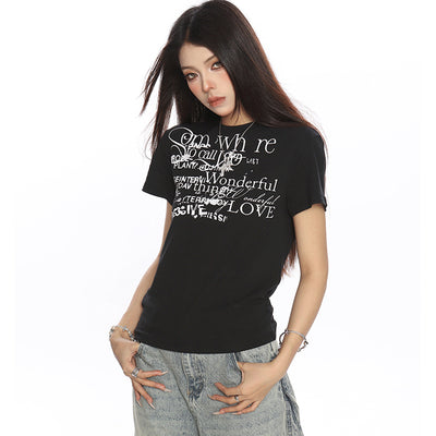 Camisa Retro Americana Casual para Mujer de Manga Corta - Image 13