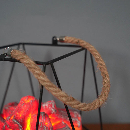 Lámpara LED de Fuego Chimenea Simulada Navidad Halloween - Image 3