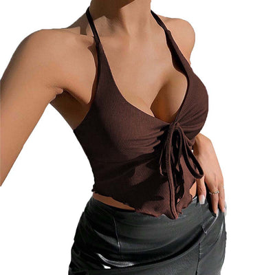 Top Escotado Sexy Estilo Europeo Otoño-Invierno para Mujer - Image 5