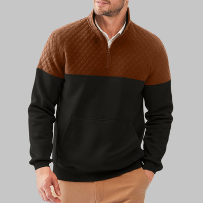 Sudadera con Capucha Color Block Casual para Hombre - Image 9