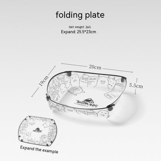 Platos Plegables Portátiles para Viajes y Camping - Image 2