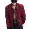 Abrigo Acolchado para Hombre con Forro Decorativo y Broches