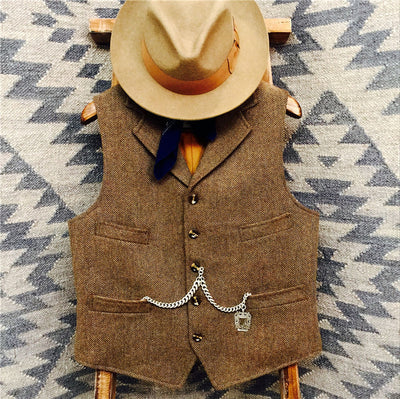 Chaleco de Lana Gruesa Retro para Hombre - Otoño e Invierno - Image 6