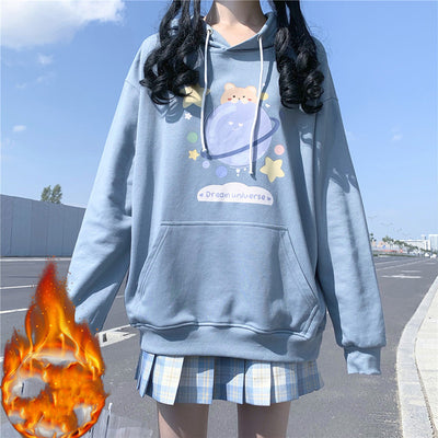 Sudadera Holgada Trendy para Niñas - Top Ligero Escuela Secundaria - Image 3