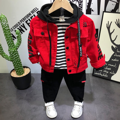 Conjunto de Mezclilla Infantil Clásico