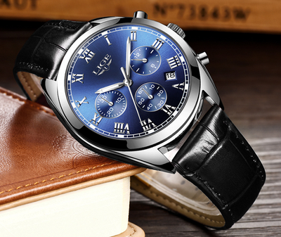 Reloj Deportivo Deportivo de Acero Inoxidable con Esfera Grande Estilo Europeo - Image 13