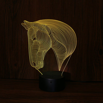 Lámpara LED Nocturna Cabeza de Caballo - Image 3