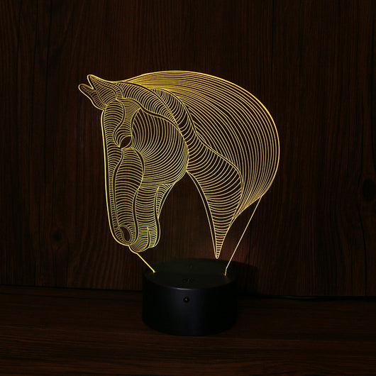 Lámpara LED Nocturna Cabeza de Caballo - Image 3