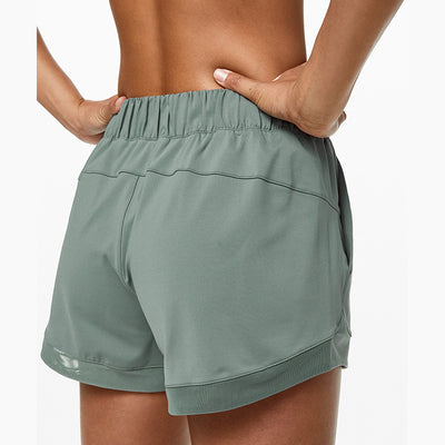 Shorts de Yoga Ashtanga para Mujer con Malla y Parches de Verano - Image 4