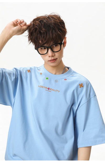 Playera de Algodón Estampada de Manga Corta para Hombre - Image 21