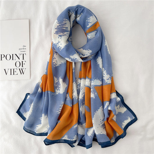 Chal Ligero de Algodón y Lino para Mujer - Abrigo Versátil Otoño e Invierno - Image 28