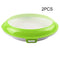 Refrigerator Fresh Keeping Tray Green 2 Pieces