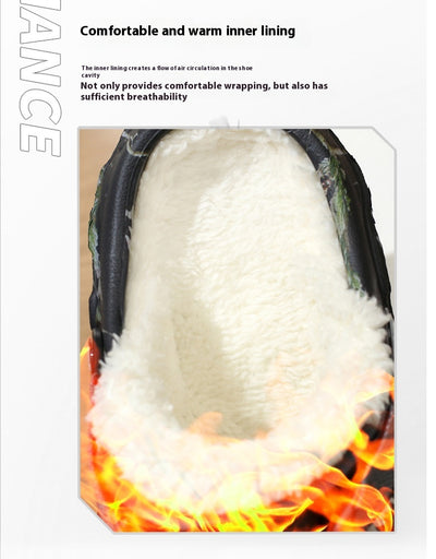 Pantuflas de Algodón con Suela Gruesa y Forro Polar - Zapatos Cálidos Cerrados - Image 18