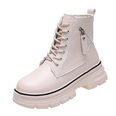Botas Martin de Cuero con Plataforma para Mujer - Image 9