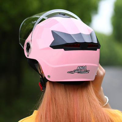 Casco Inteligente Eléctrico Unisex con Batería - Protección Todo Clima