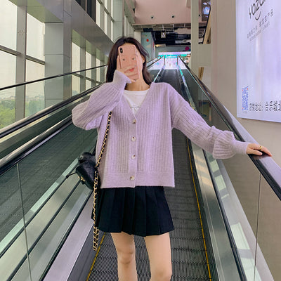 Chaqueta de Punto Japonesa Estilo Relajado para Primavera y Otoño - Image 7