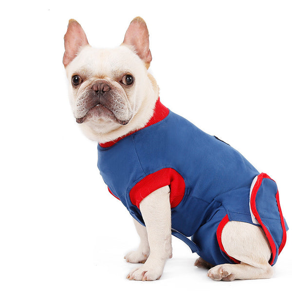 Pijama Quirúrgico para Perros - Prenda de Recuperación Antilamido en Algodón