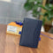 Billetera Minimalista de Cuero Genuino con Protección RFID y Múltiples Compartimentos