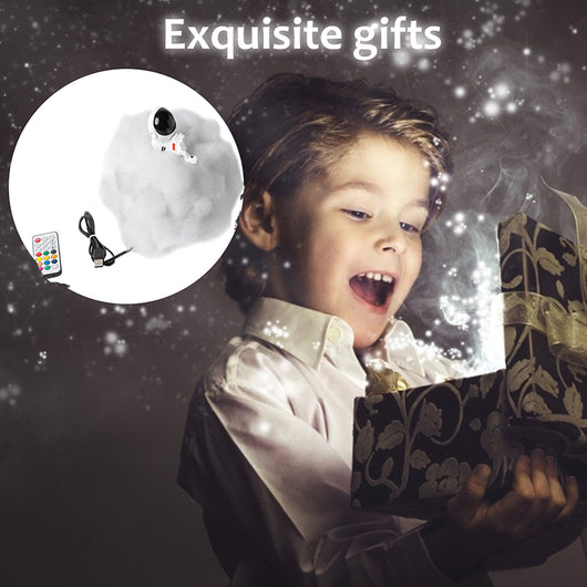 Lámpara Astronauta con Nubes LED y Efecto Arcoíris para Niños - Image 21