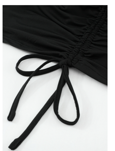 Vestido Plisado Largo con Detalles Calados Elegante - Image 8