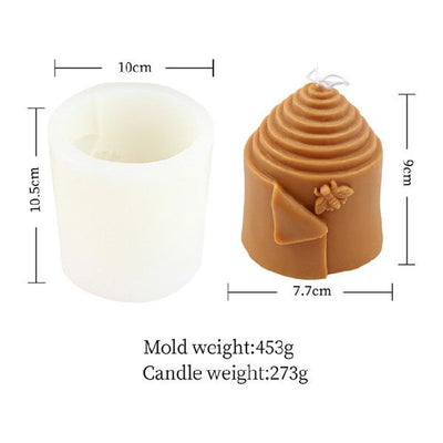 Molde de Silicona con Diseño Panal 3D para Velas - Image 10