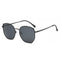 Lovely metal frame polarized color film Sunglasses Negro