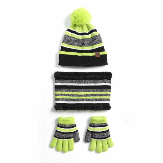 Conjunto Invernal Completo: Gorro, Bufanda y Guantes Acolchados - Image 8