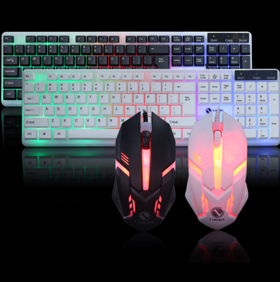 Teclado y Ratón Retroiluminados Inalámbricos