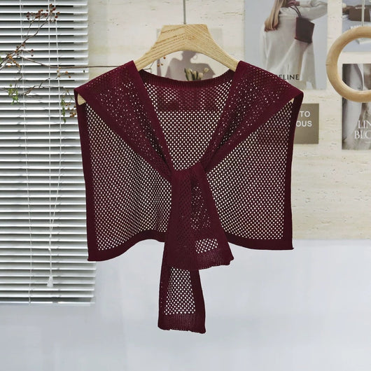 Chaleco Tejido Coordinado - Conjunto 3 Piezas Camisa y Falda - Image 17