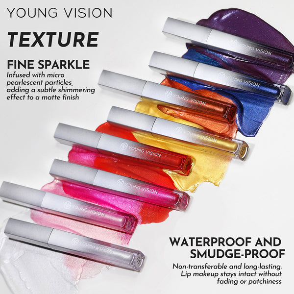 Paleta de 8 Colores: Sombras y Brillos Labiales Resistentes
