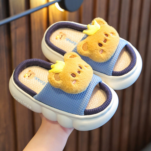 Pantuflas de Bebé en Lino y Algodón Transpirable - Image 7