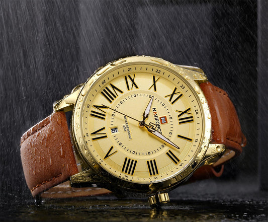 Reloj Pulsera Impermeable con Calendario Romano - Image 2