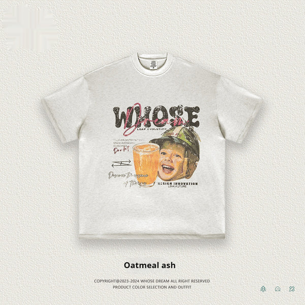 Playera Infantil Estampada con Diseño Cartoon Lavado Distressed - Image 3