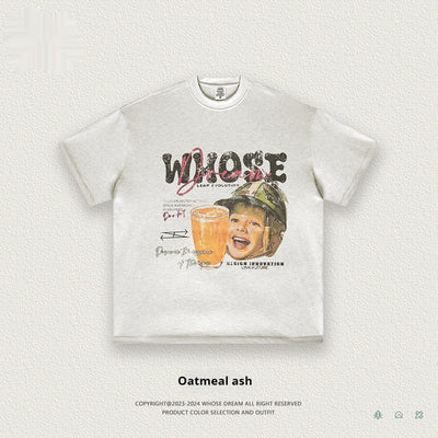 Playera Infantil Estampada con Diseño Cartoon Lavado Distressed - Image 3
