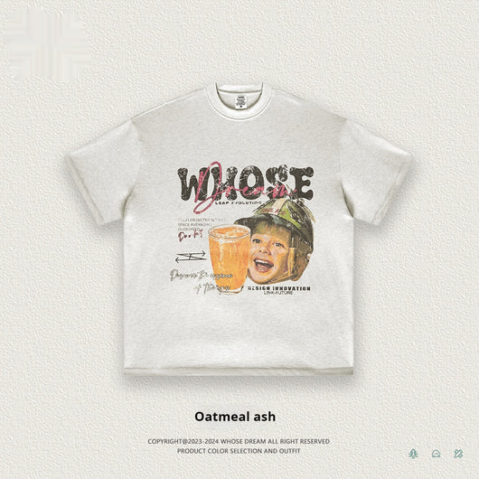 Playera Infantil Estampada con Diseño Cartoon Lavado Distressed - Image 3