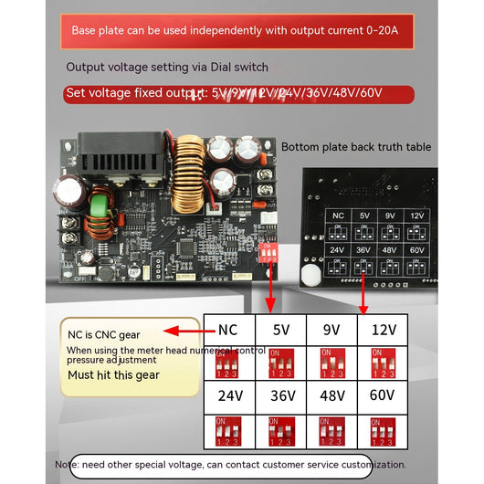 Fuente de Alimentación Conmutada 60V 20A con Control WiFi y App - Image 6