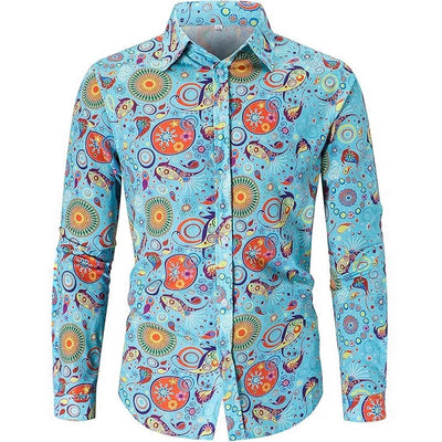 Camisa Manga Larga Estampado Floral para Hombre - Image 4
