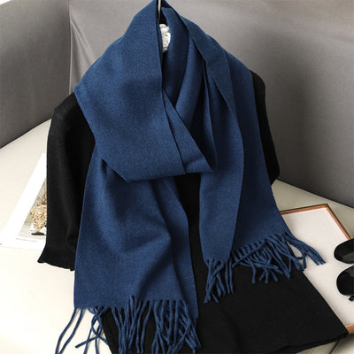 Pashmina Cálida de Color Sólido para Mujer - Chal Suave Estilo Cashmere - Image 33