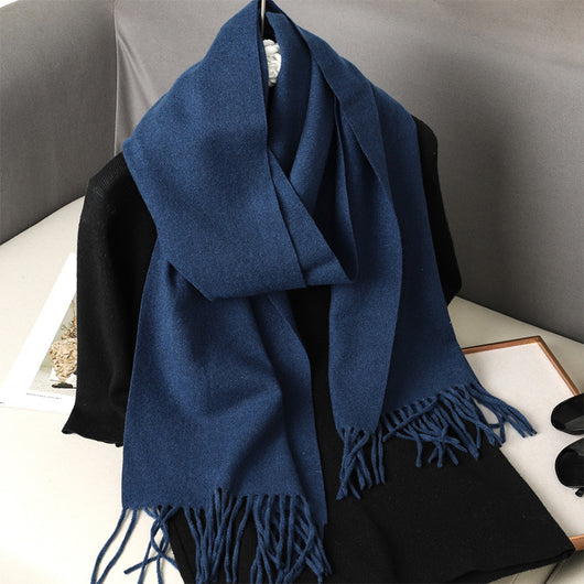 Pashmina Cálida de Color Sólido para Mujer - Chal Suave Estilo Cashmere - Image 33
