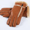 Guantes de Piel de Oveja Resistentes al Viento