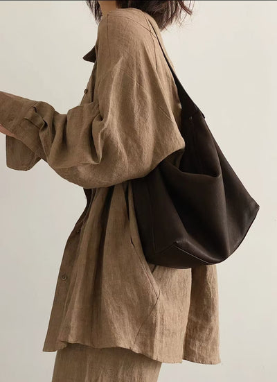 Bolso de Hombro Único Otoño-Invierno en Cuero Premium con Acabado Mate - Image 13