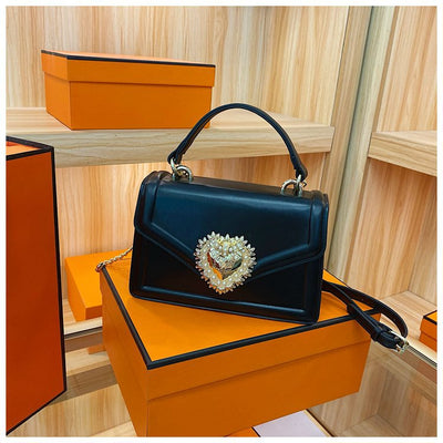 Bolso Cuadrado Portátil con Doble Compartimento Abatible - Image 9
