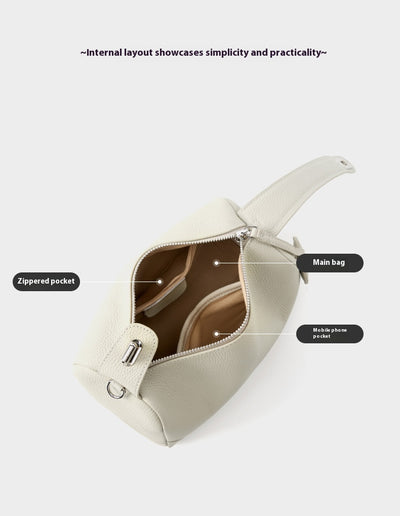 Bolso Crossbody de Cuero Genuino para Mujer - Portátil y Elegante - Image 22