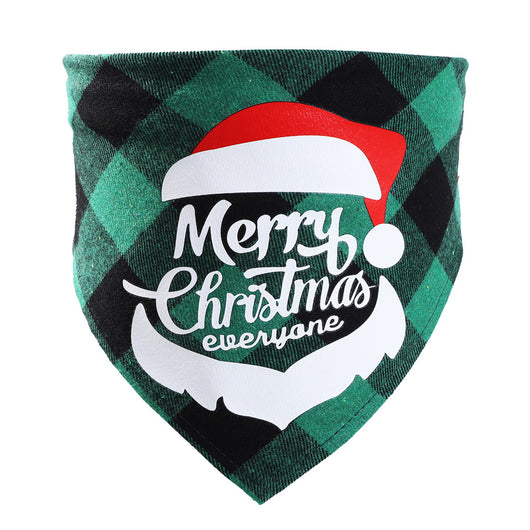 Pañuelo Triangular Navideño para Mascotas - DIY Babero Absorbente para Perros - Image 11