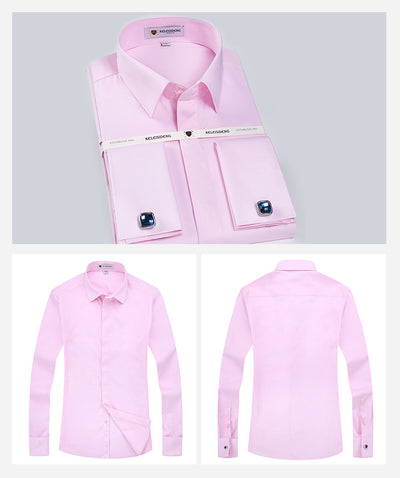 Gemelos Resistentes a Arrugas Estilo Francés para Camisas de Hombre - Image 16