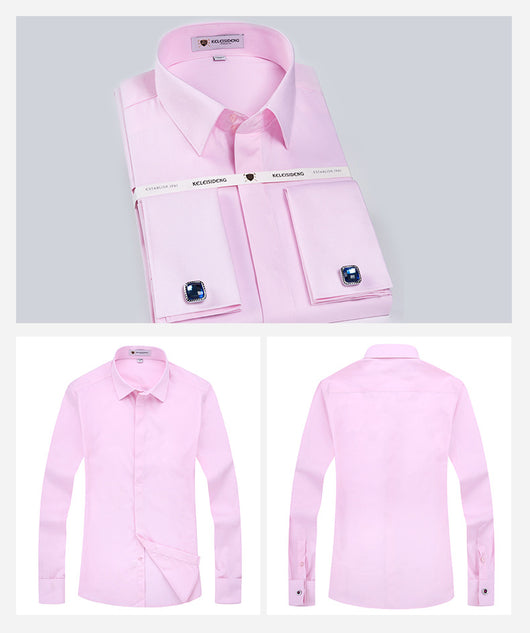 Gemelos Resistentes a Arrugas Estilo Francés para Camisas de Hombre - Image 16