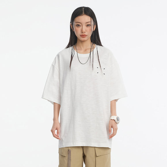Camiseta de Algodón Básica para Hombre