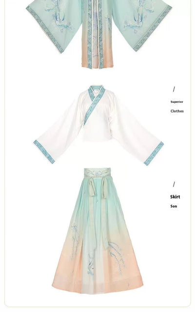Vestido Ruqun Cruzado Ajustado a la Cintura - Estilo Hada para Primavera y Verano - Image 14
