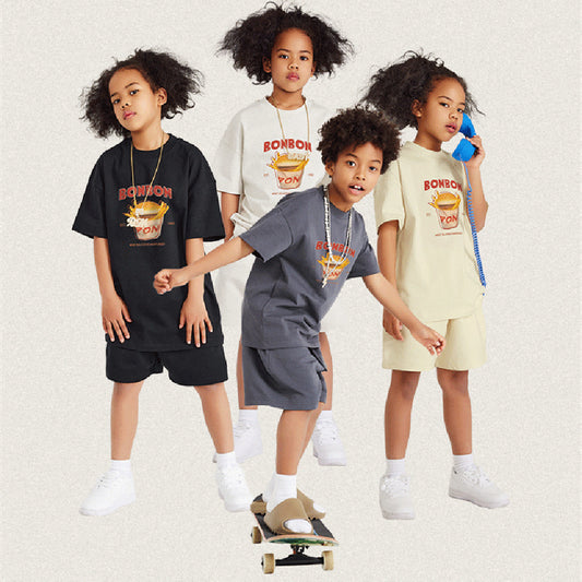 Ropa Infantil Estampada Transpirable y Holgada FOG