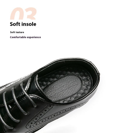 Zapatos de Cuero Clásico Estilo Británico Talla Grande - Cordones Bajos - Image 27